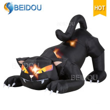 Inflatable Halloween Skeleton Halloween Inflatable Decorations Black Cat